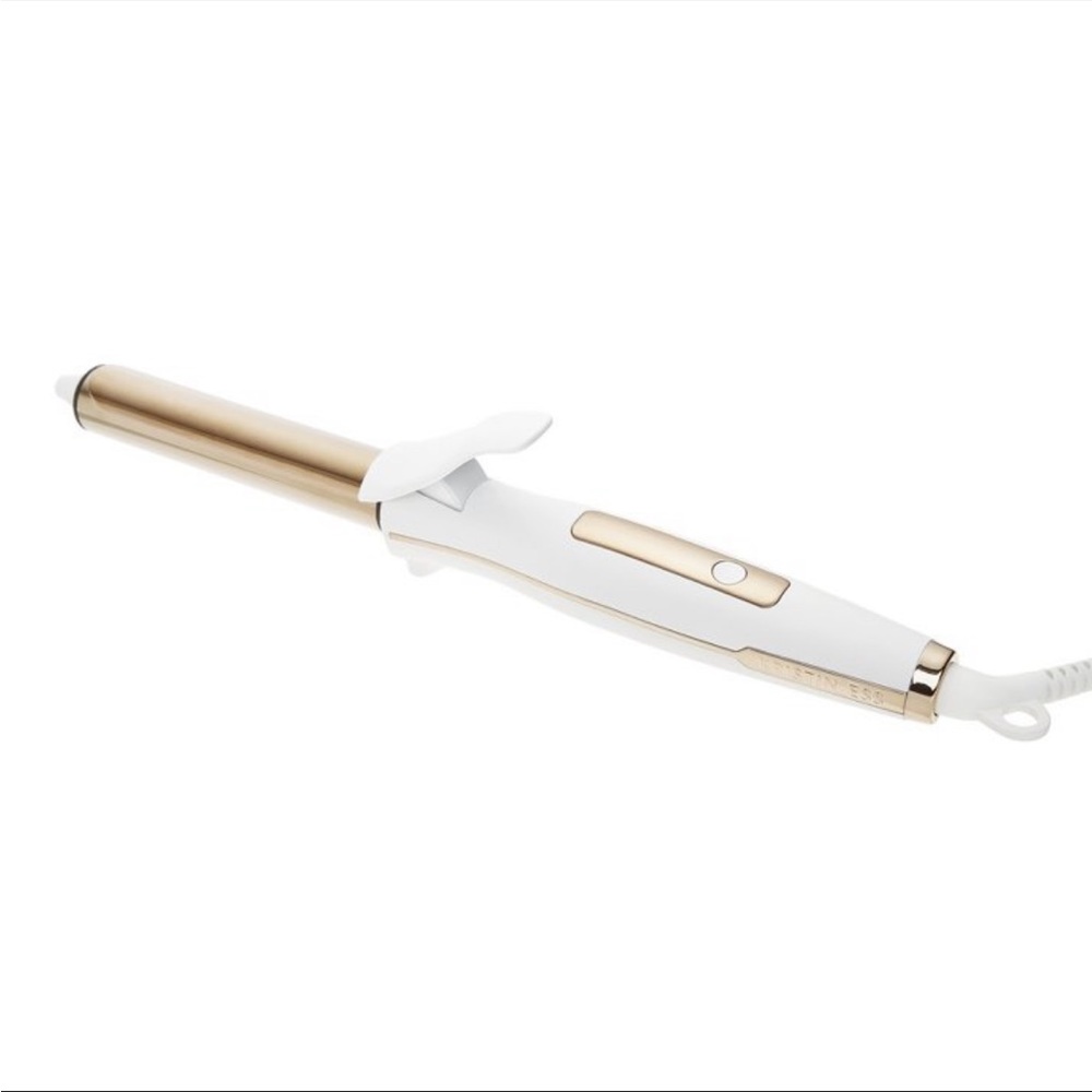 kristin ess titanium curling iron for beach waves & curls for short hair
